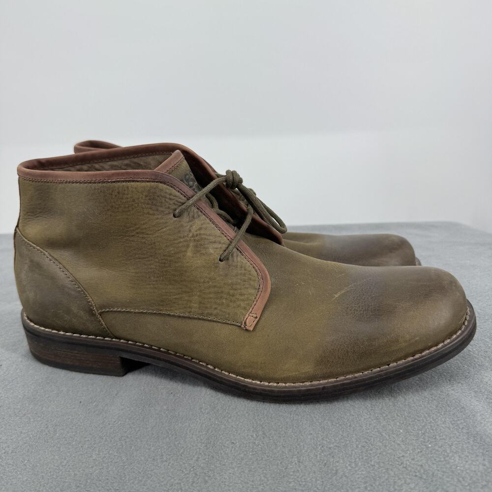 Wolverine 1883 Chukka Boots Mens 11 Green Brown Leather Made in Portugal